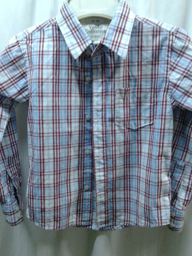 Excelente Camisa Niño Talle 6 Preciosa