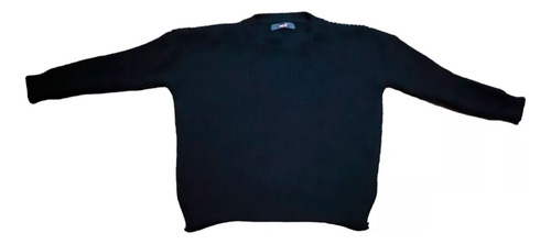 Sweater Pullover Marca Muaa! Negro Oversize Impecable
