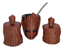 Comprar Set Mate Set Mate Groot 3d Yerbera Y Azucarera + Bombilla 