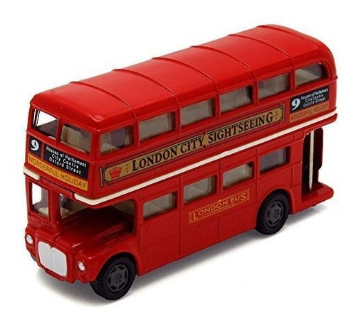 London Double Decker Bus Red Motormax 76002 475 Diecast Mode