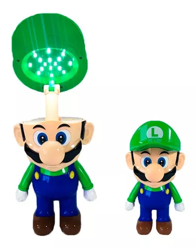 Lampara LED Super Mario Bros Recargable Mesa Noche Colección