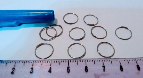 1000 Argolas Aço Cromo Niquel Montagem De Lustres 10mm