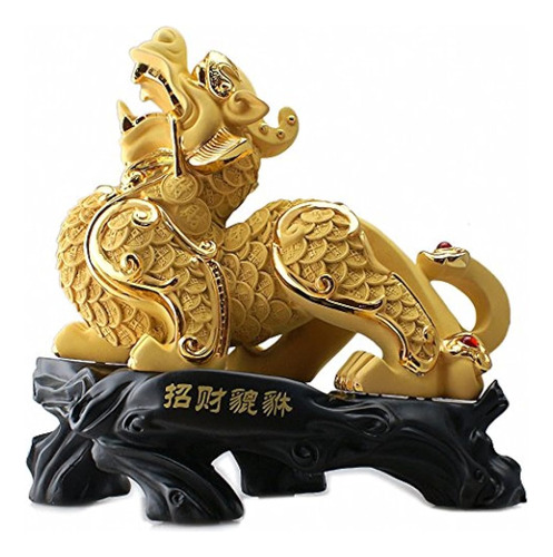 Estatua De Oro Pi Yao / Pi Xiu De Gran Tamaño Que Atrae La R