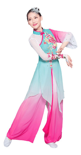 Disfraz De Baile Hanfu Para Mujer Con Forma De Abanico