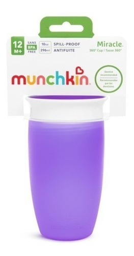 Copo Infantil Miracle 360 Munchkin 296ml + 12 Meses