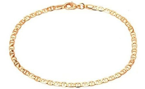 Imagen 7 de 8 de De Oro Para El Tobillo Para Mujer Flat Mariner Anklet | Tobi