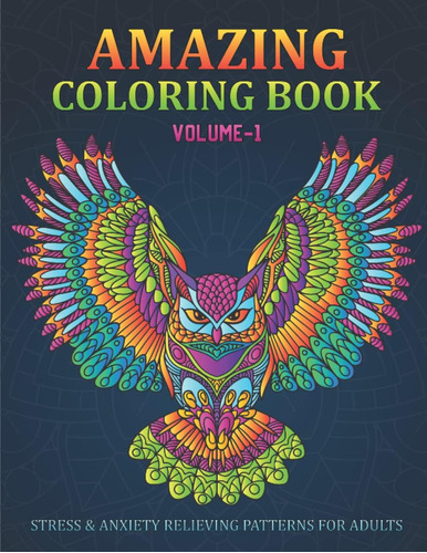 Libro: Amazing Coloring Book Vol -1: Stress, Anxiety Relievi