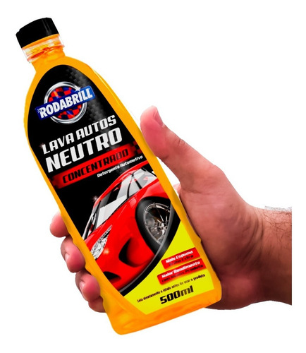 Imagem 1 de 3 de Shampoo Cera Automotiva Lava Auto Neutro 500ml Rodabrill