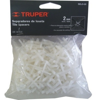 Crucetas Para Ceramica Truper 2 Mm