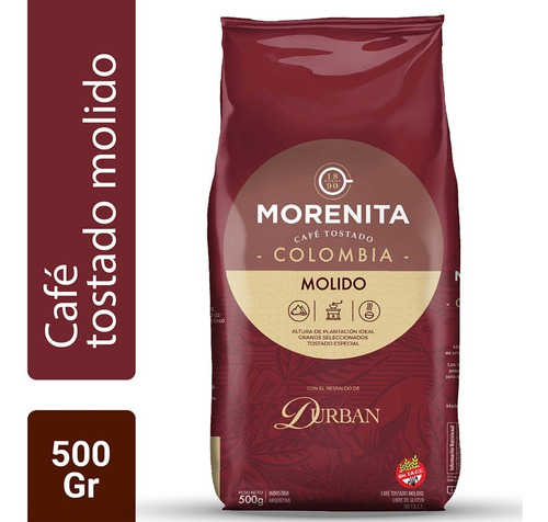 2 Paquetes Café Colombia La Morenita  (1 Kilo De Café)