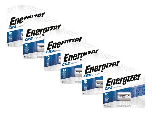 Pila Bateria Cr2 Cilindrica Lithium Energizer Caja X6