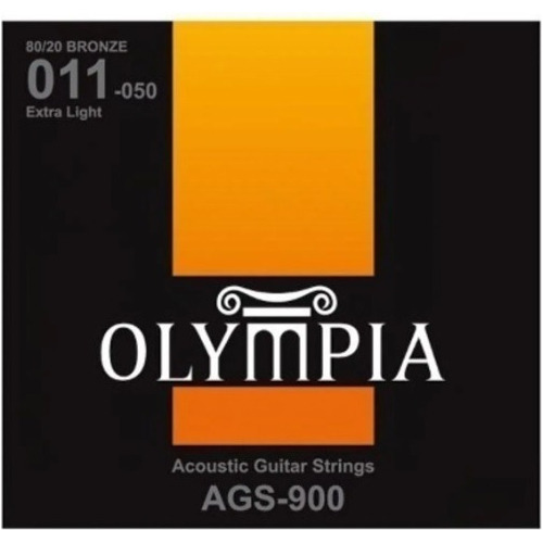 Cuerdas Para Guitarra Acustica Calibres 11-50 Olympia Ags900