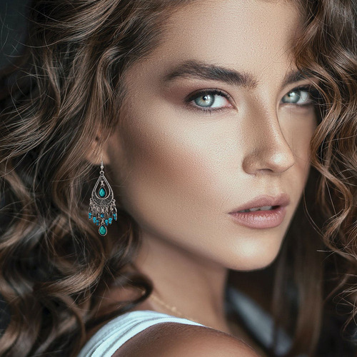 Pendientes En T, Modernos, Bohemios, Vintage, Tallados En Fo