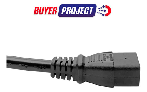 Cable De Poder Para Pdu Servidor L6-20p A C19 20a 300v 1.8m
