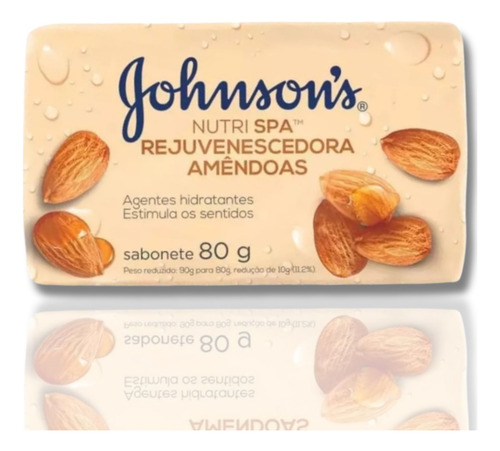 Kit Sabonetes Johnson's AmĂȘndoas Em Barra Nutri Spa 3x80g