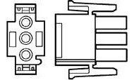 Conector Toma Pin Enchufe Casa 2 Po Rojo Ul94v-2