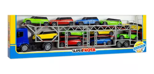 Caminhão Cegonha Superfrota Transcar Brinquedo Infantil em Promoção na  Americanas