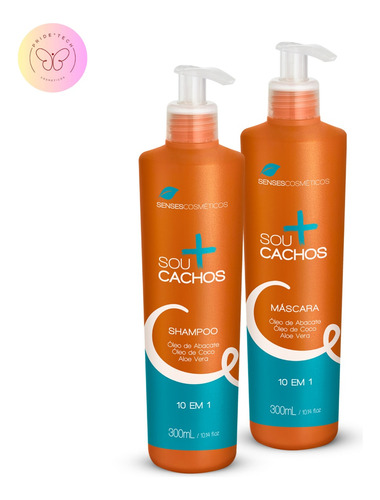 Senses Cosmeticos Shampoo E Mascara Sou + Cachos 300ml