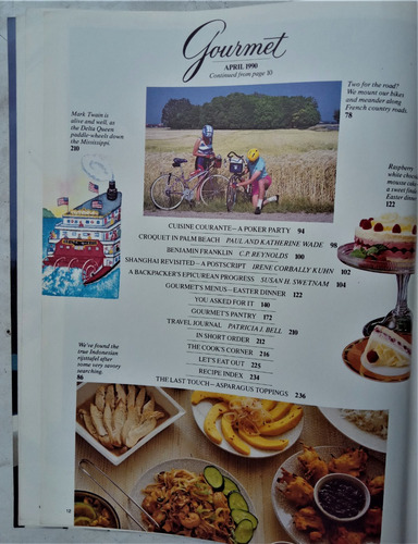 Revista Gourmet Magazine Of Good Living - Año 1990 - Ingles (Usado)