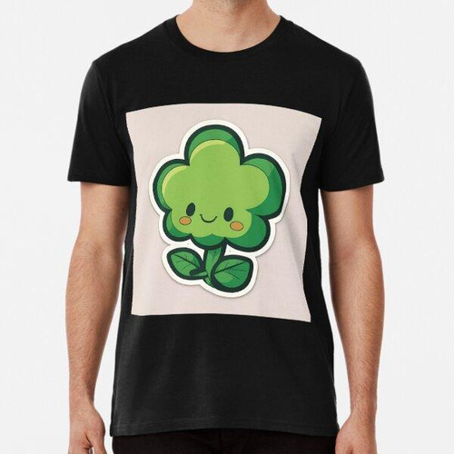 Remera Cartoon Four Leaf Clover  Algodon Premium