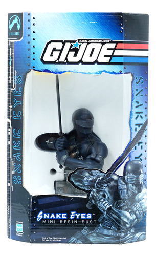 Palisades Gi Joe Snake Eyes Mini Resin Bust