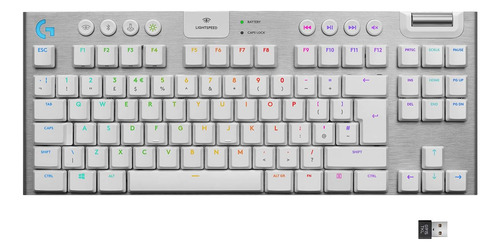 Teclado Mecánico Logitech, Inalámbrico, Retroiluminación Rgb