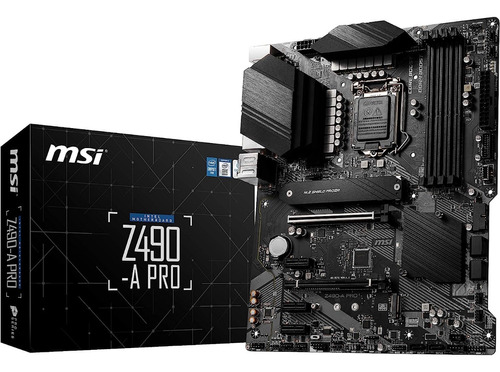 Placa Msi Z490-a Pro Intel 10ma 1200 Z490 5 Pcie Mainboard