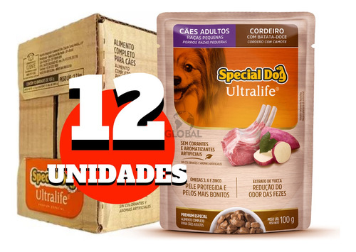 Special Dog Raças Peq Carne Ao Molho Sachê 100g Caixa