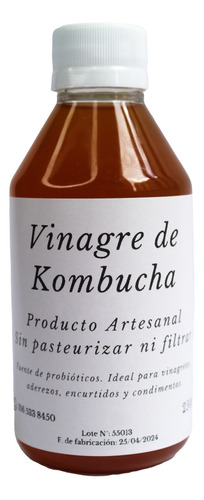 Vinagre Artesanal No Pasteuriza - mL a $127