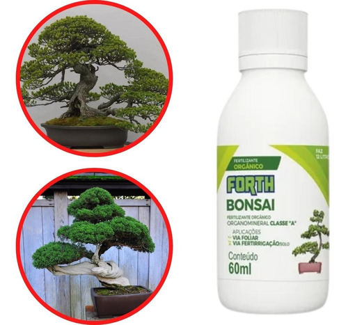 Fertilizante Adubo Forth Bonsai 60 Ml Concentrado Rende 12 L