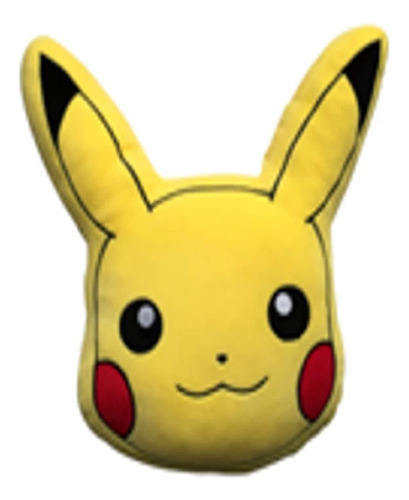 Pokemon - Pikachu Peluche - Almohadon 40cm Diametro