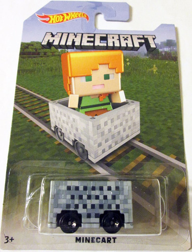 Hot Wheels 2016 Minecraft - Minecart, Escala 1:64.