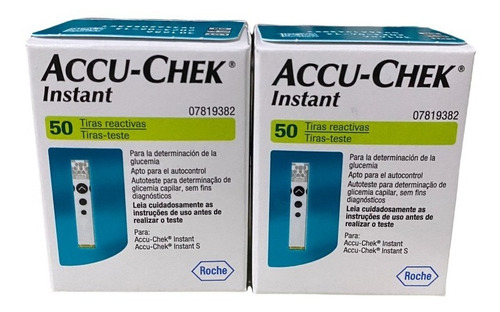 Accu-chek Instant 100 Tiras Para Glucómetro