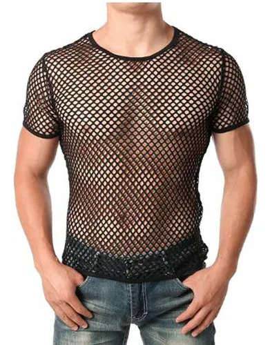 Camiseta de rejilla hombre sale