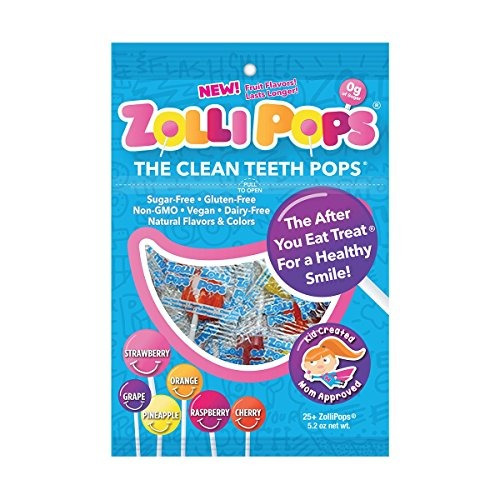 Zollipops The Clean Teeth Pops, Lollipops Anti Cavidad,