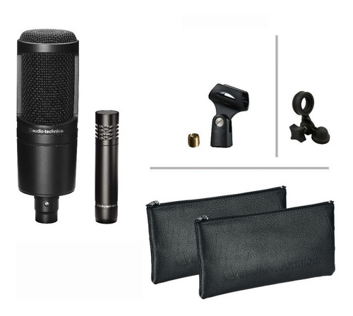 Imagen 3 de 3 de Audio Technica At2041sp Pack Micrófono Estudio At2020 At2021