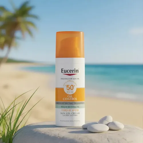 Protector Solar Eucerin Oil Control Anti-brillo, Piel Mixta A Grasa Toque Seco, Bloqueador Solar