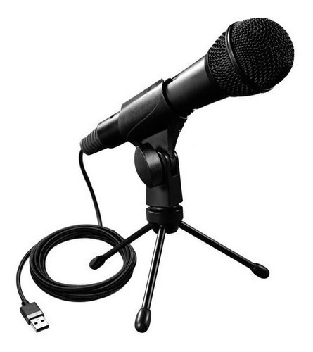 Skp Podcast 300u Micrófono Dinámico Usb + Soporte + Pipeta