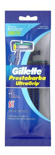 Máquina Para Afeitar Gillette  Presto Ultragrip2 Sobre X5u
