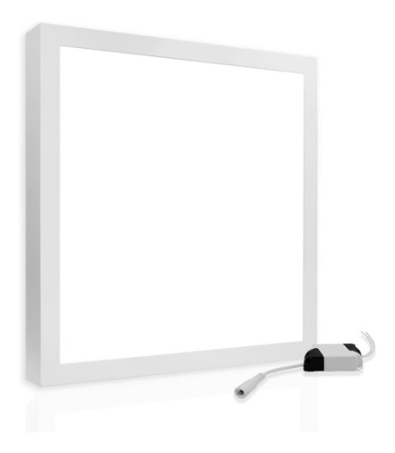 Led Painel Plafon Sobrepor 36w 40x40 Quadrado Branco Neutro Cor Branco neutro 4000K 110V/220V (Bivolt)