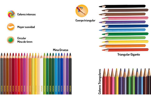 Colores Bic Evolution Largos Mina Gruesa 4mm 943468 C/ 12pzs