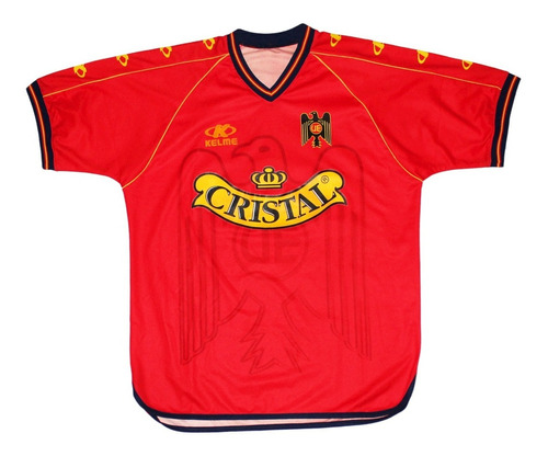 Camiseta Unión Española 2000-02, Talla Xl, Ortega, Utilería