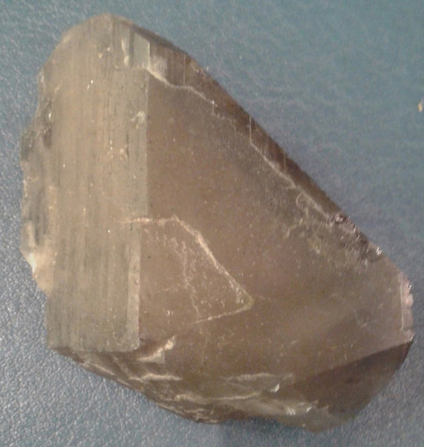 Roca Cristal De Cuarzo Ahumado Fume Biterminado Fantasma