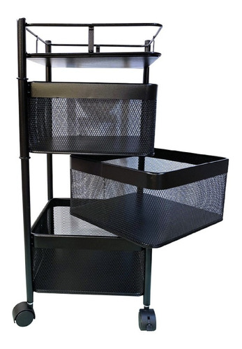 Organizador Repisa Giratoria De 4 Niveles 65x26,5x26,5