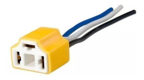 Socket Para Foco Fast-toys H4 H4 Amarillo De Cerámica Para Exterior Pack X 10 Unidades