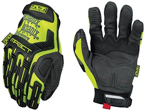 Mechanix Wear - Alta Visibilidad Guantes M-pact (medio, Amar