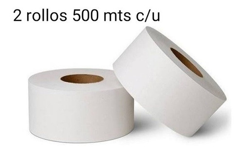 Papel Higiénico Blanco Rollos De 500 Metros X 1