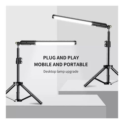 Bastão De Luz Led Rgb Bicolor Para Foto E Vídeo + Tripé 2m