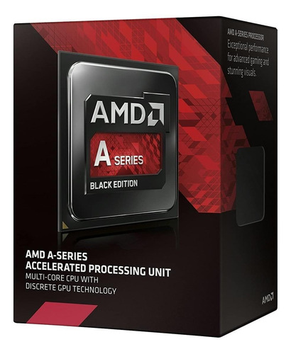 Procesador gamer AMD A10-Series A10-7860K AD786KYBJCSBX de 4 núcleos y 4GHz de frecuencia con gráfica integrada