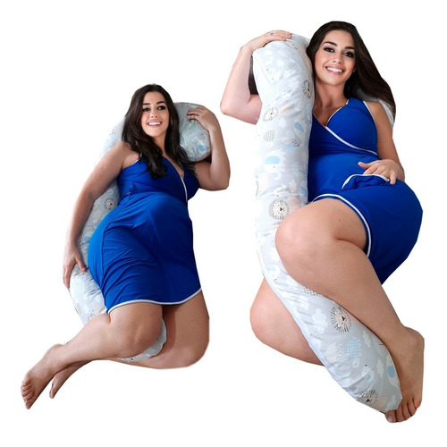 Imagen 2 de 8 de Almohada Descanso Almohadon Cuerpo Completo